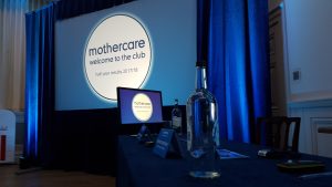 Example of screen size and ratio in presentations this is a 16:9 image featuring mothercare logo