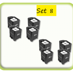 Package 8 Battery uplighters hire