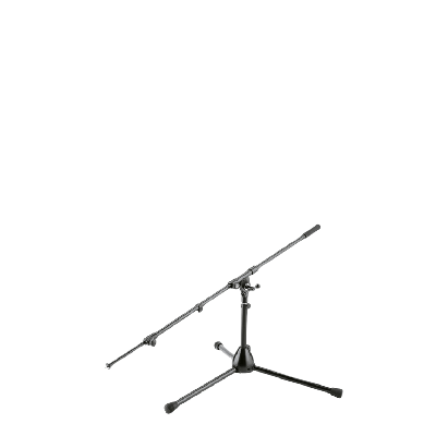 Low level microphone stand for instruments